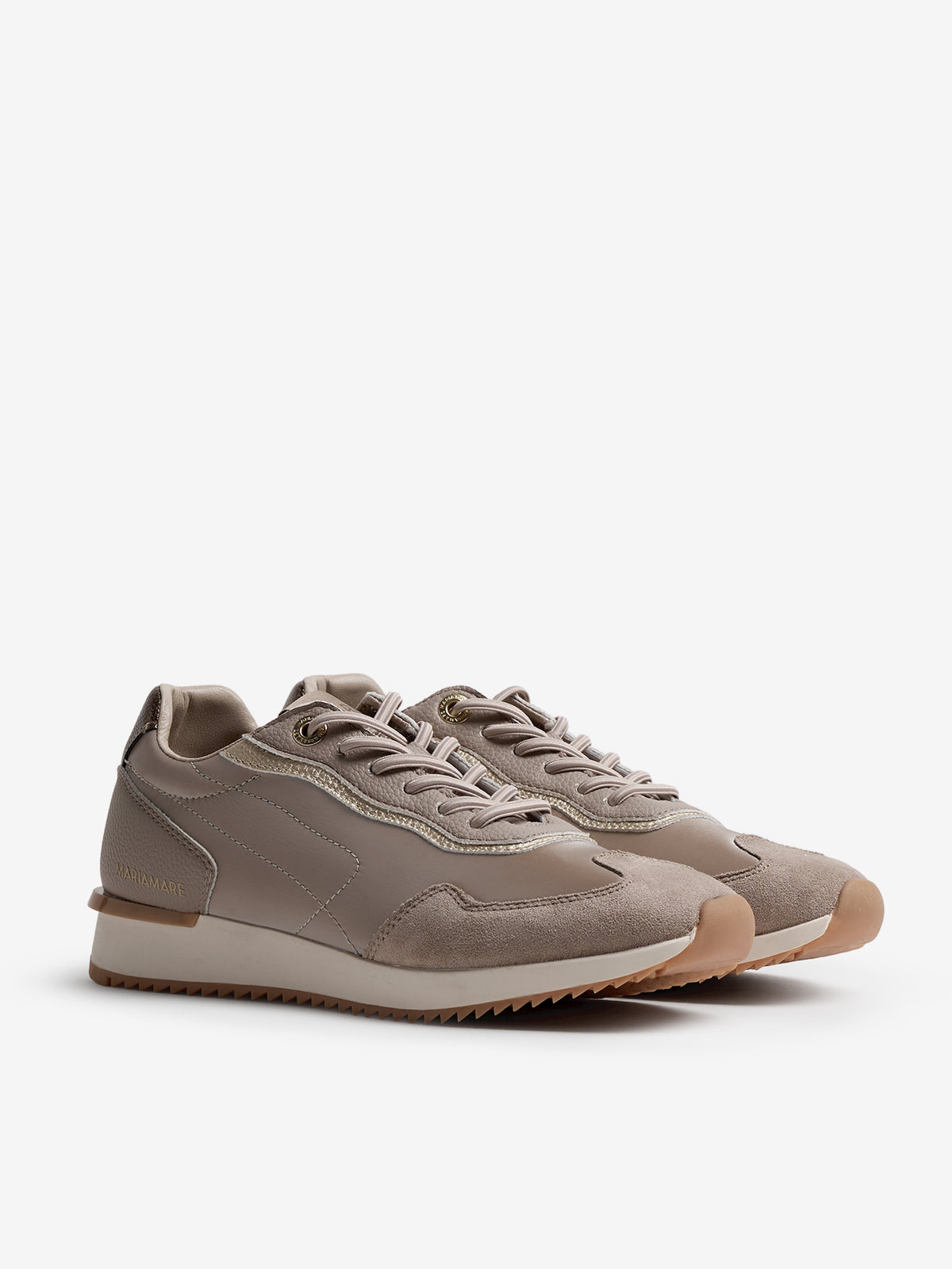 zapatillas Mujer Deportivas de Mujer beige 05