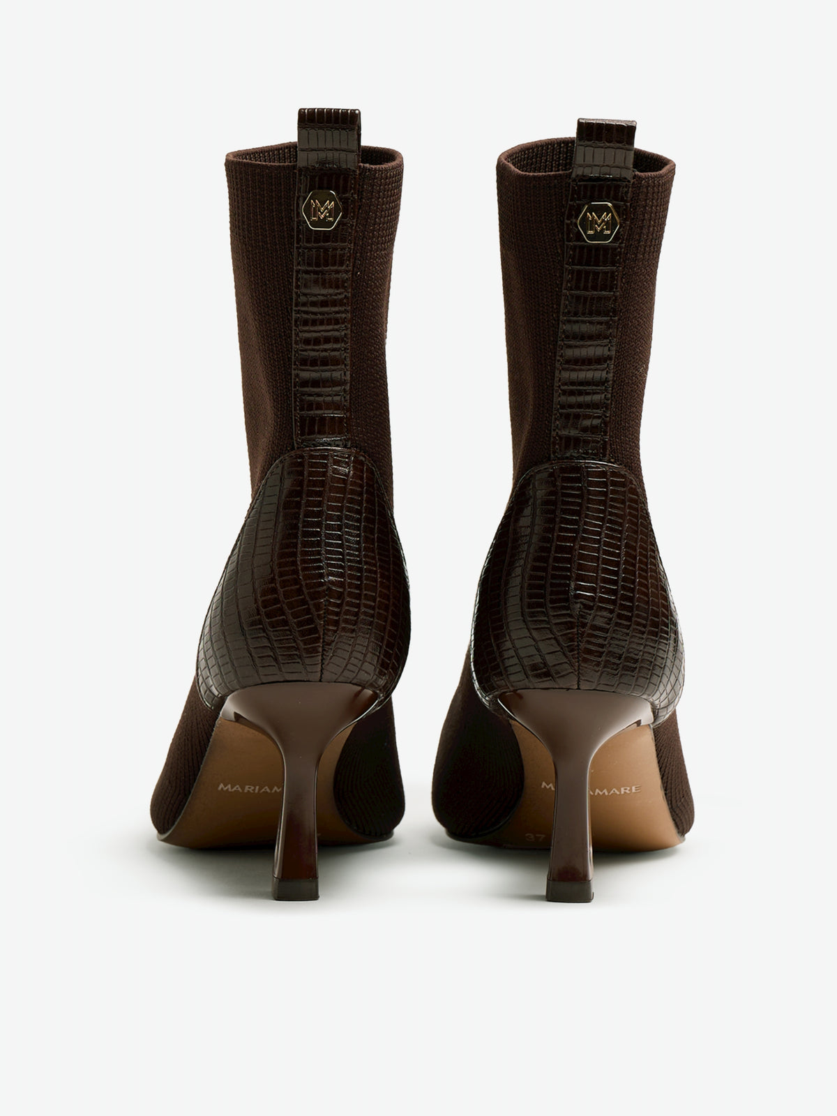 botines de tacón Mujer Botines de tacón marron 03