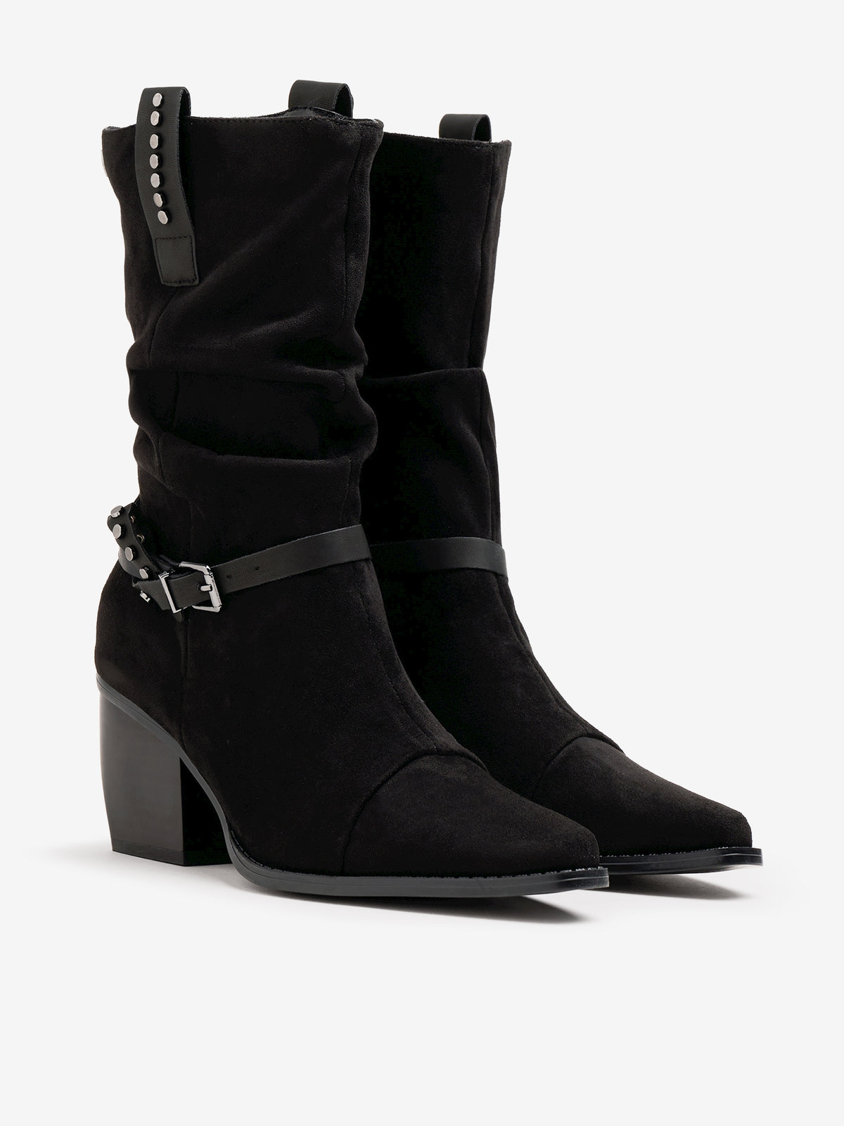 botas de tacón Mujer Botas negro 05