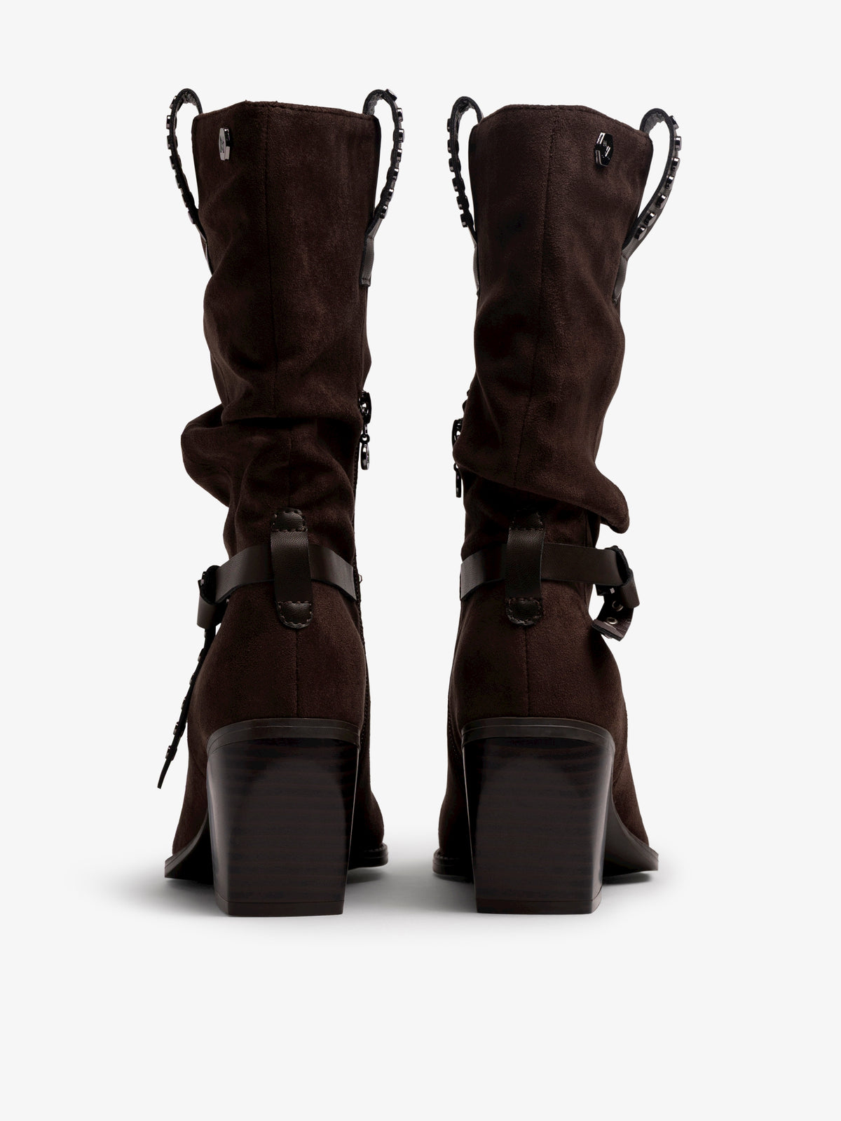 botas de tacón Mujer Botas marron 03