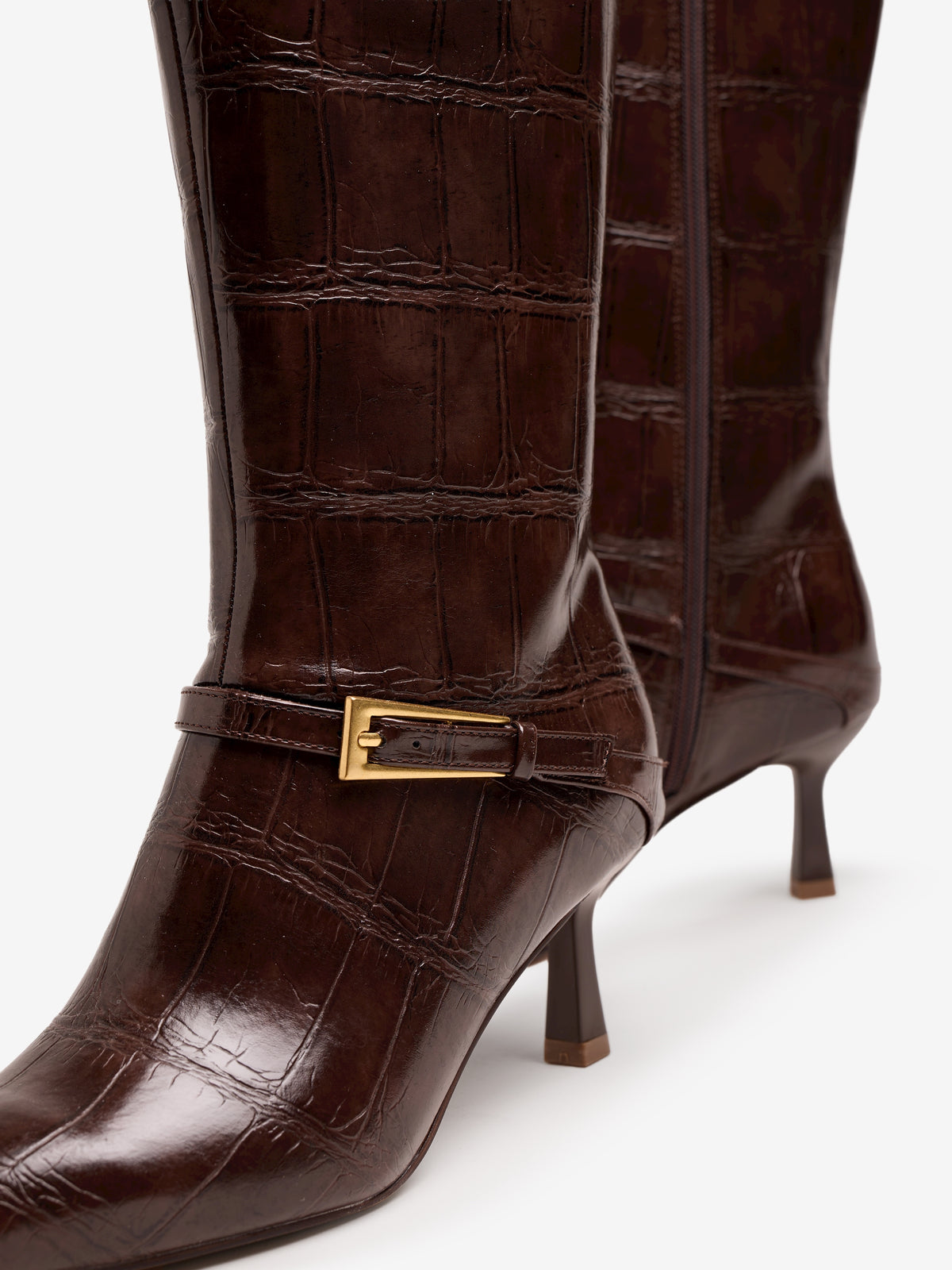botas de tacón Mujer Botas marron 06