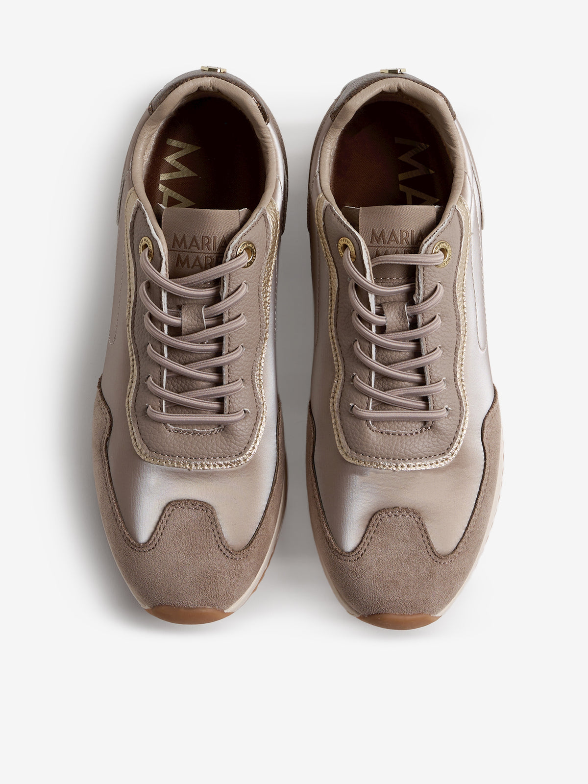 zapatillas Mujer Deportivas de Mujer beige 02