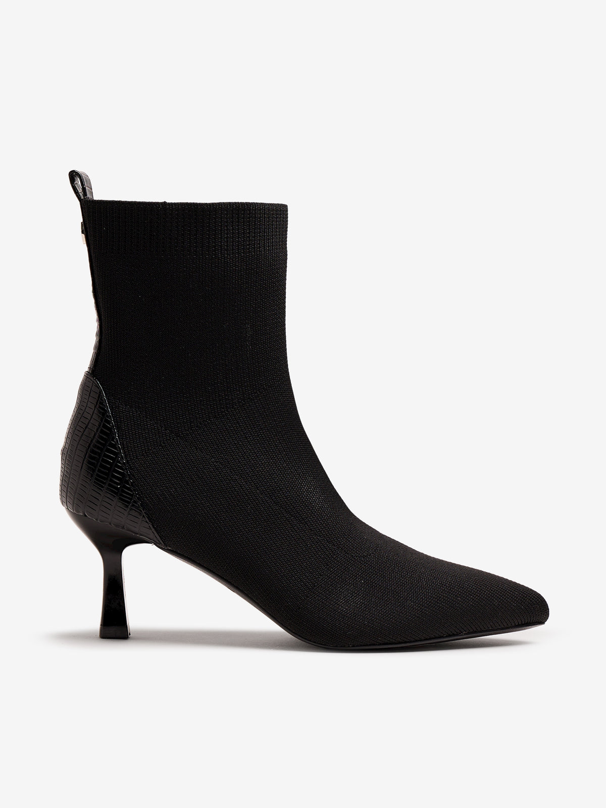 botines de tacón Mujer Botines de tacón negro 01
