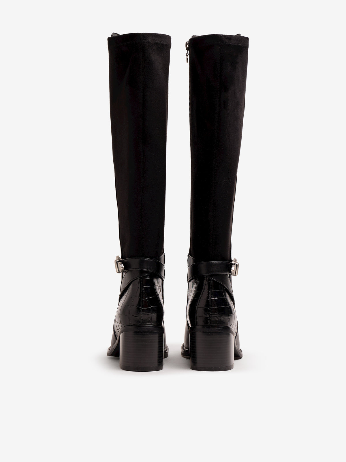 botines de tacón Mujer Botines negro 03