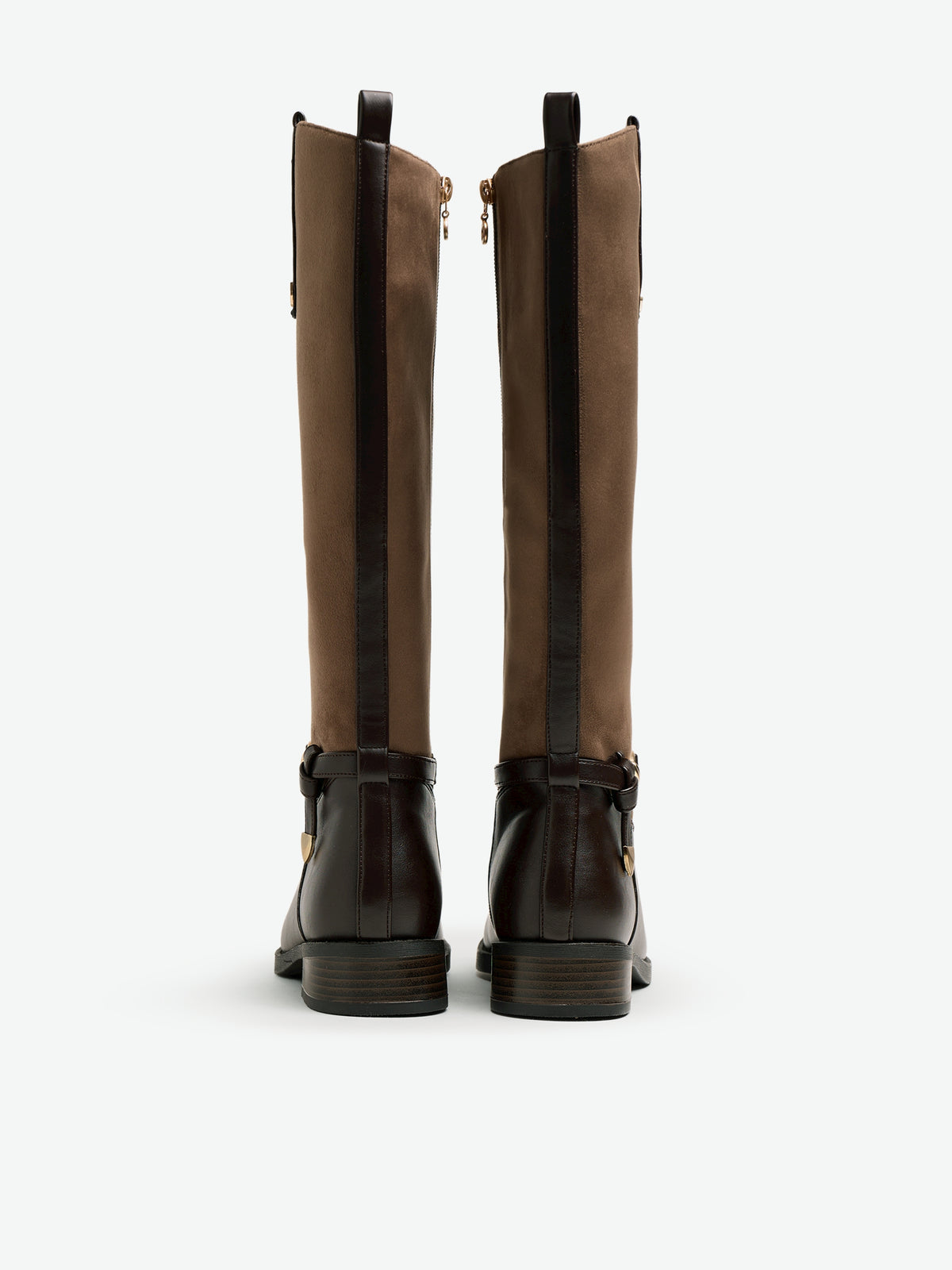 botas planas Mujer Botas marron 03