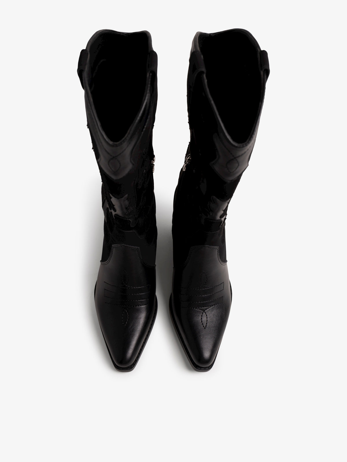 botas de tacón Mujer Botas negro 02