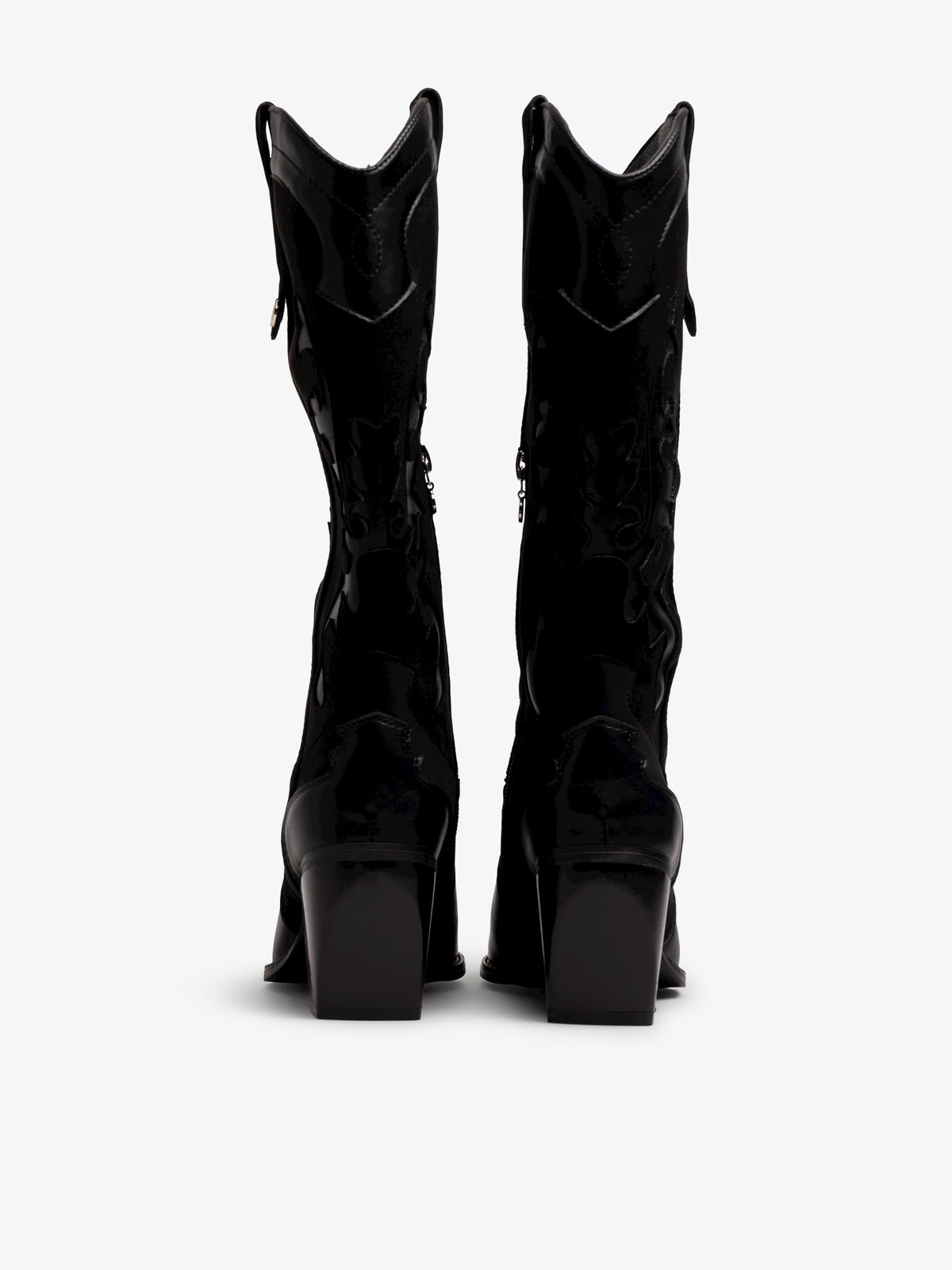 botas de tacón Mujer Botas negro 03
