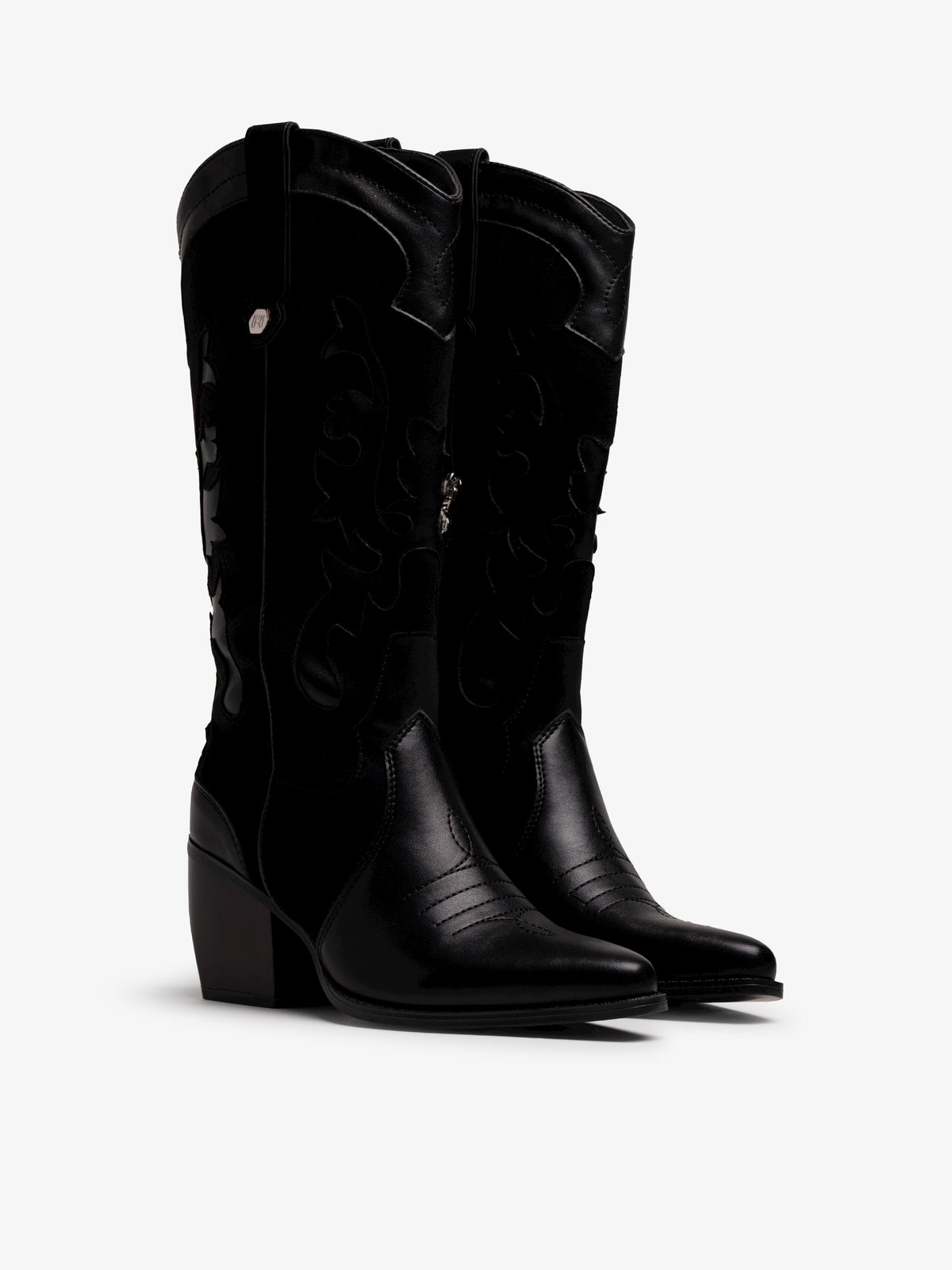 botas de tacón Mujer Botas negro 05