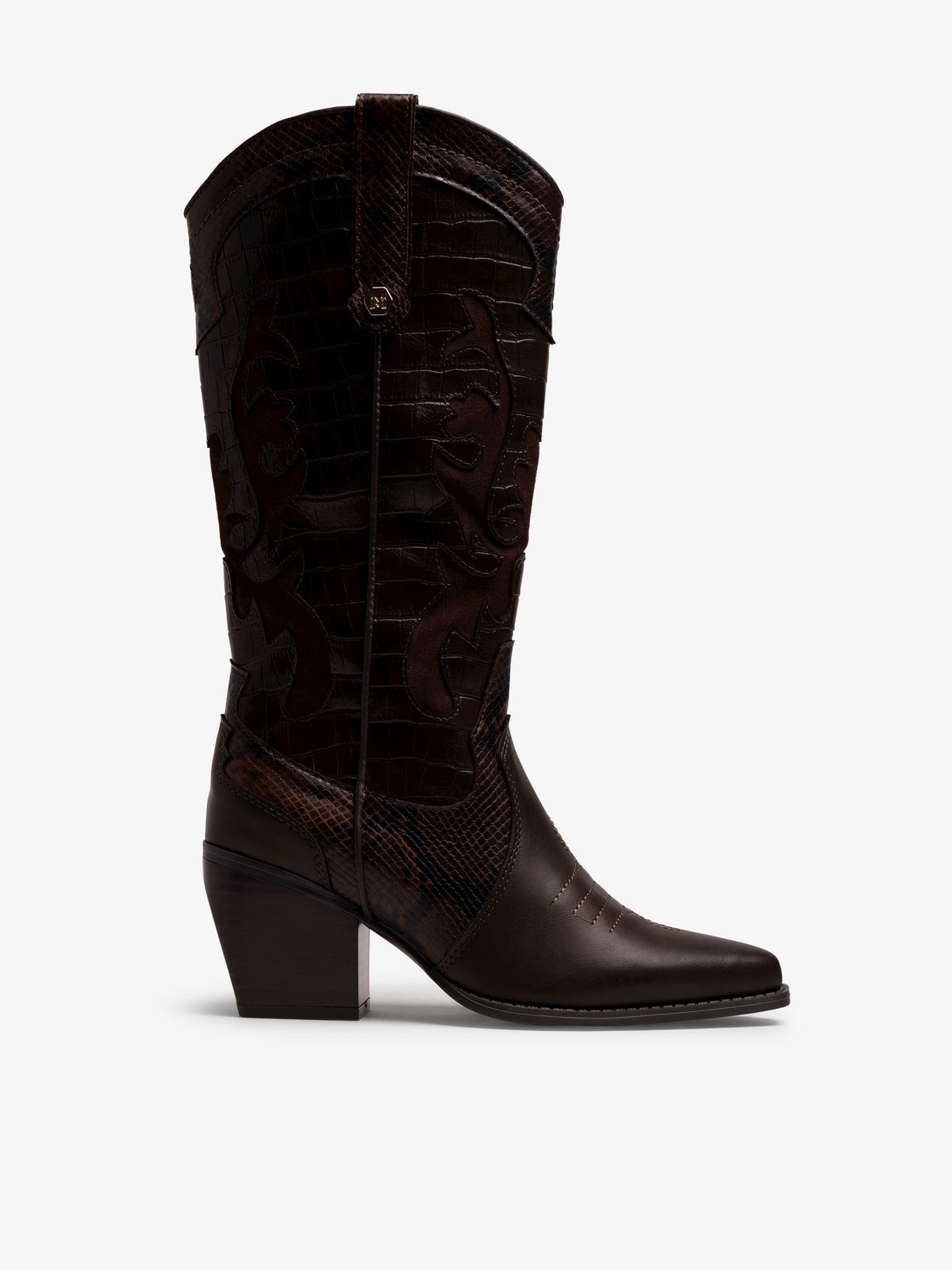 botas de tacón Mujer Botas marron 01