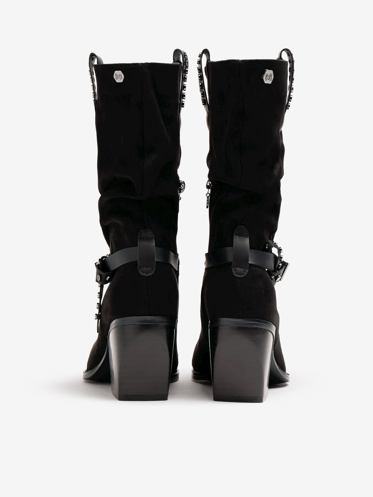 botas de tacón Mujer Botas negro 03