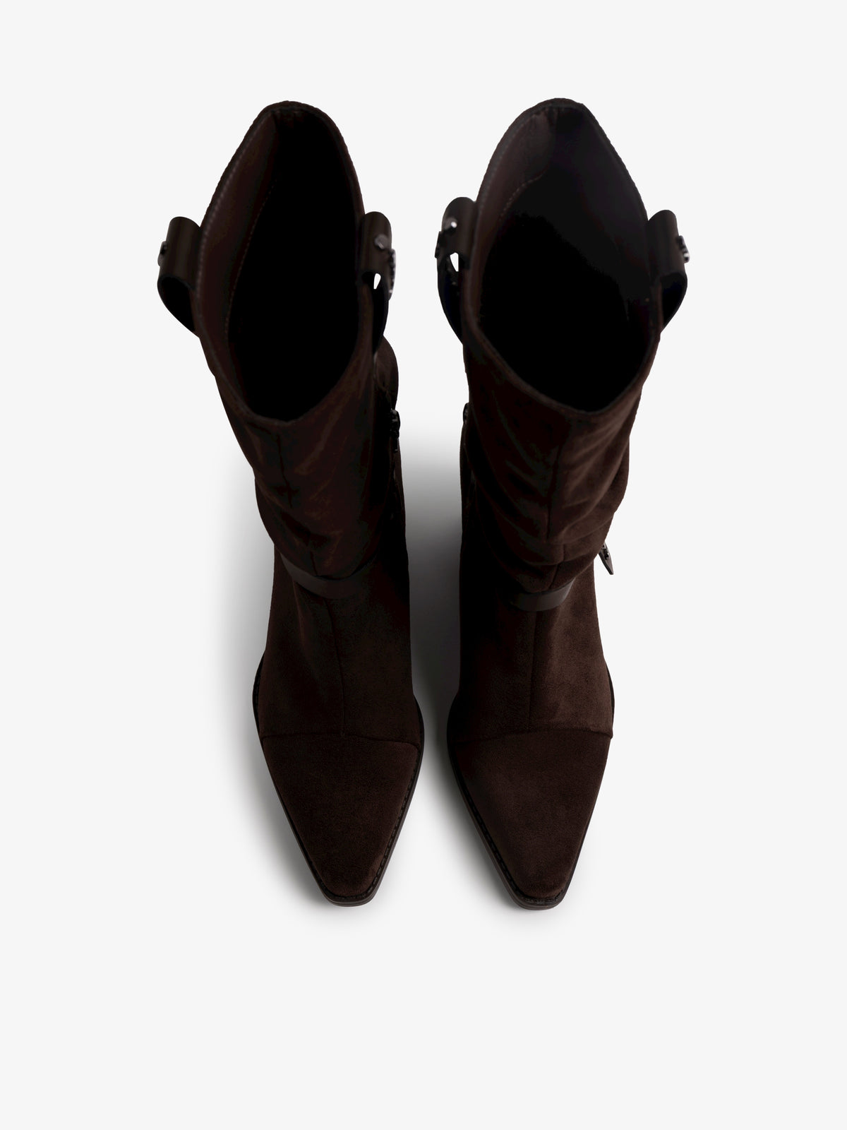 botas de tacón Mujer Botas marron 02