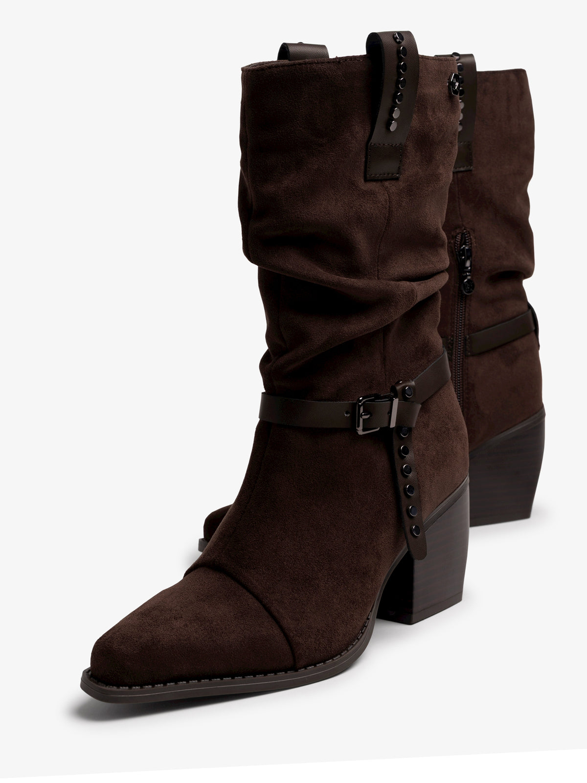 botas de tacón Mujer Botas marron 04