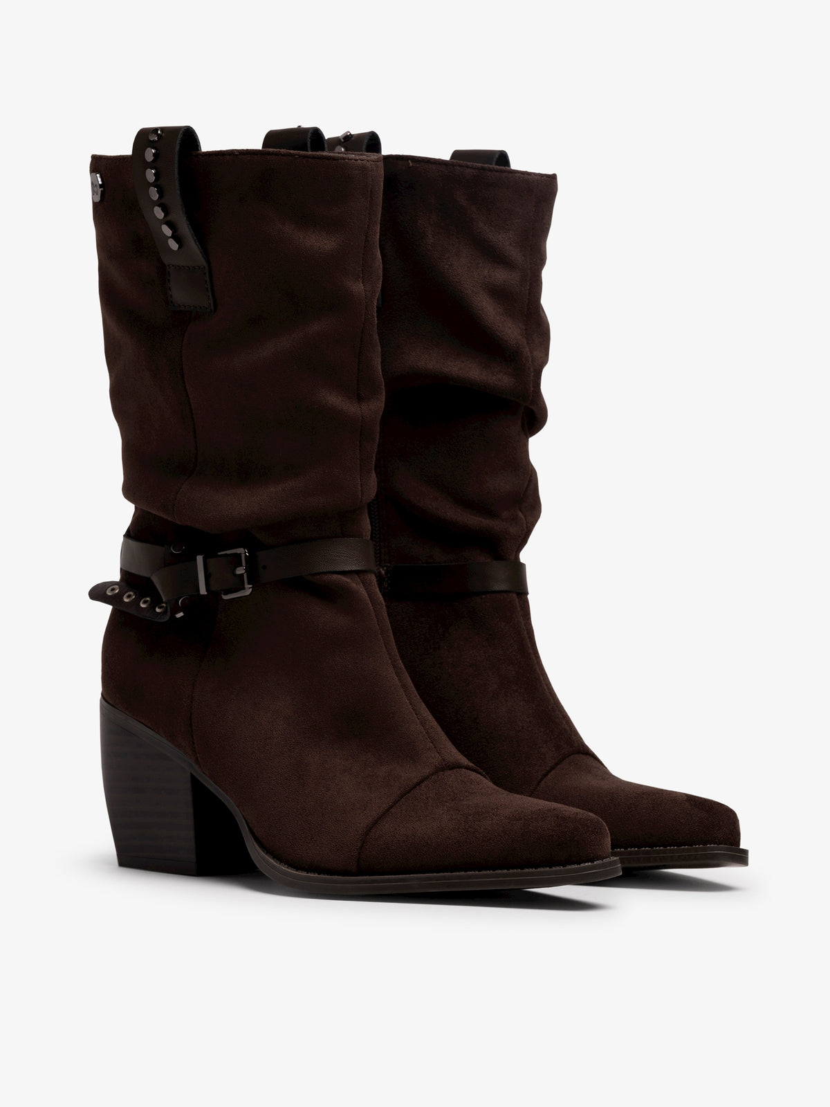 botas de tacón Mujer Botas marron 05