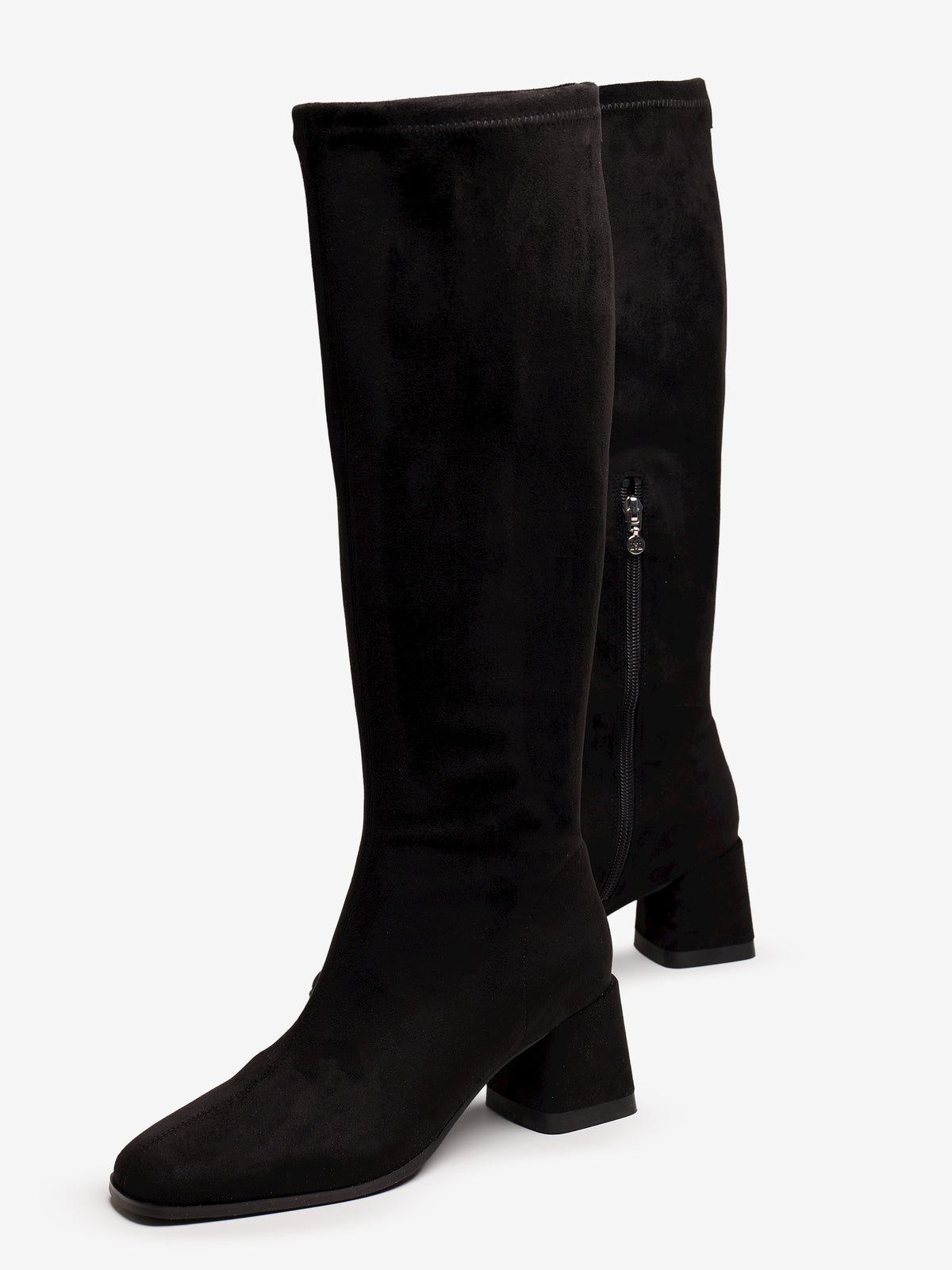 botas de tacón Mujer Bota de tacón negro 04