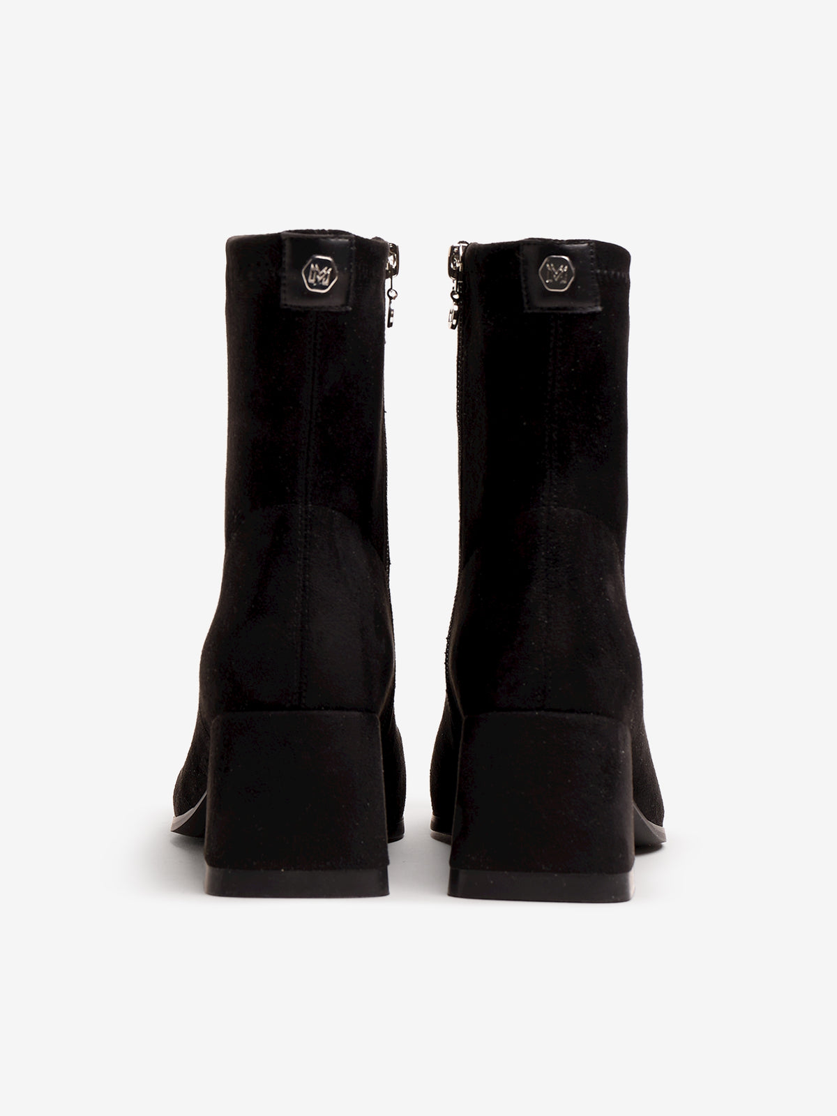botines de tacón Mujer Botines negro 03