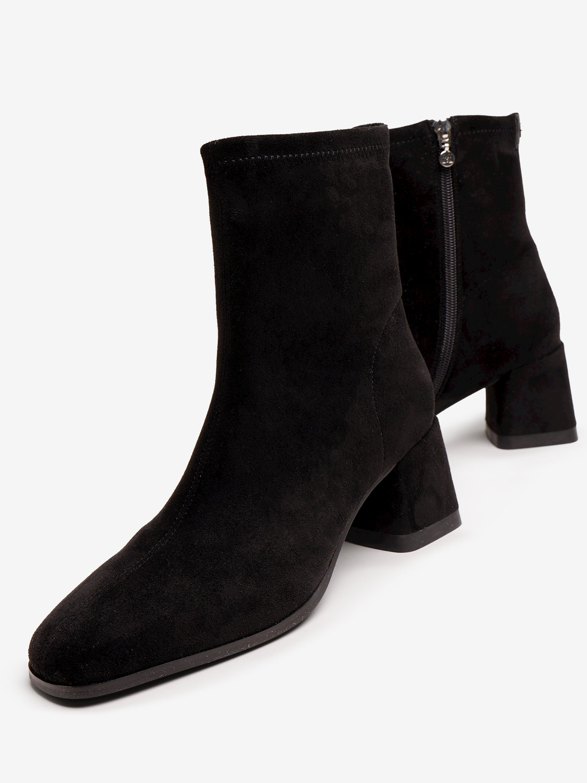 botines de tacón Mujer Botines negro 04