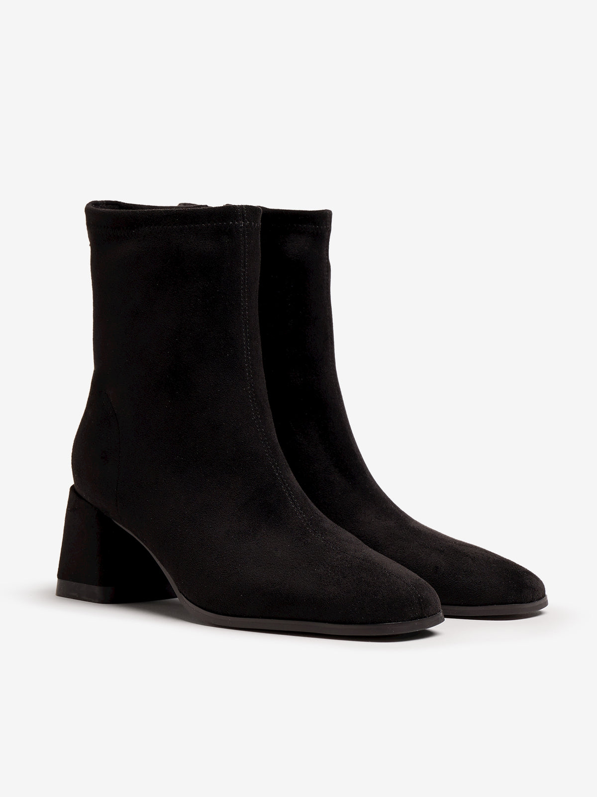 botines de tacón Mujer Botines negro 05