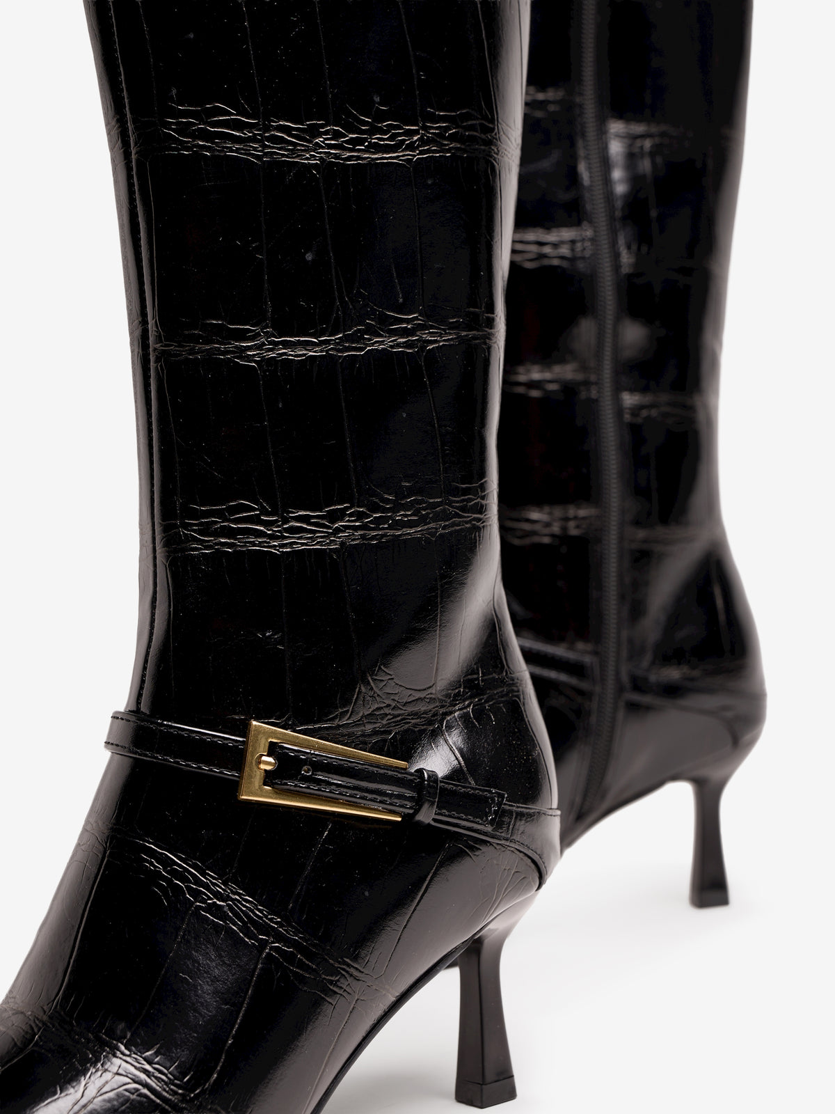 botas de tacón Mujer Botas negro 06