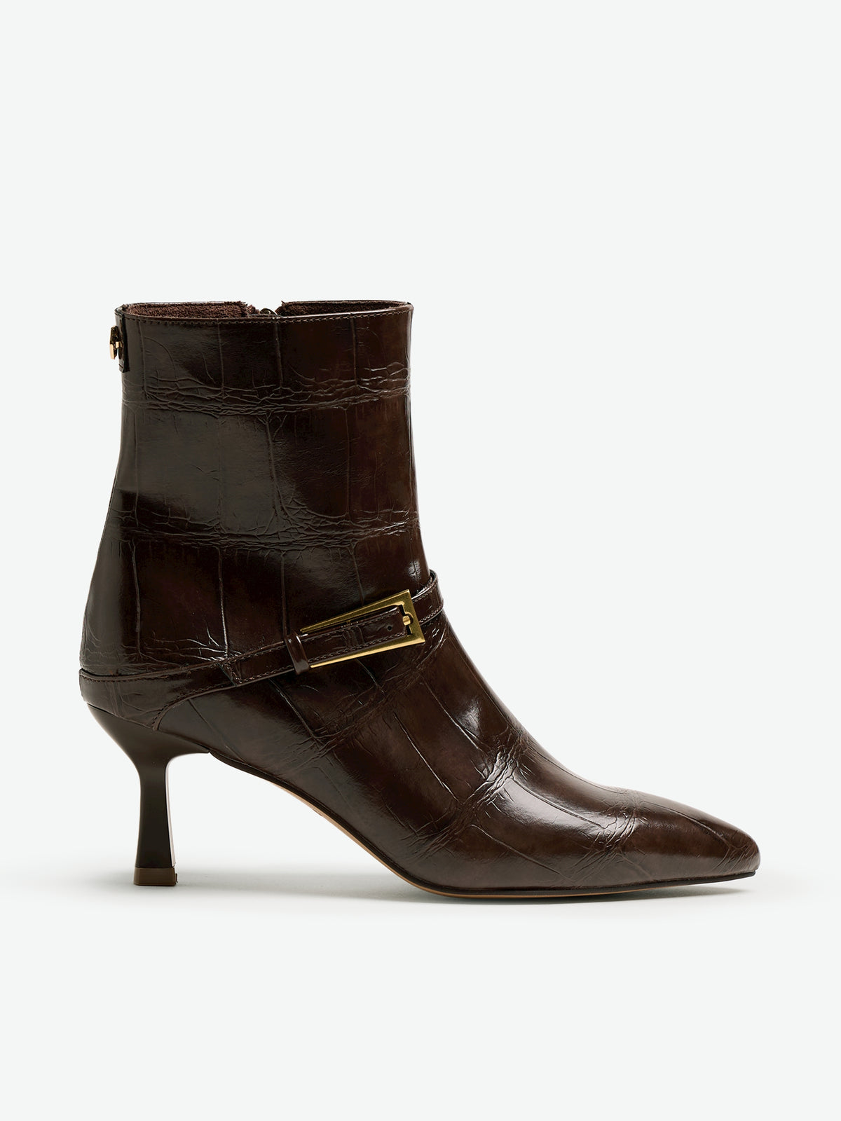 botines de tacón Mujer Botines de tacón marron 01