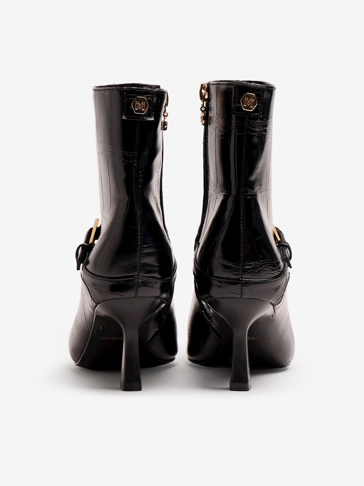botines de tacón Mujer Botines de tacón negro 03