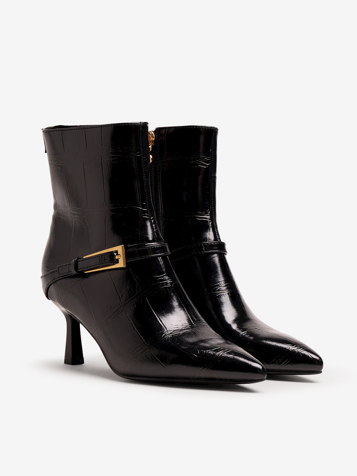 botines de tacón Mujer Botines de tacón negro 05
