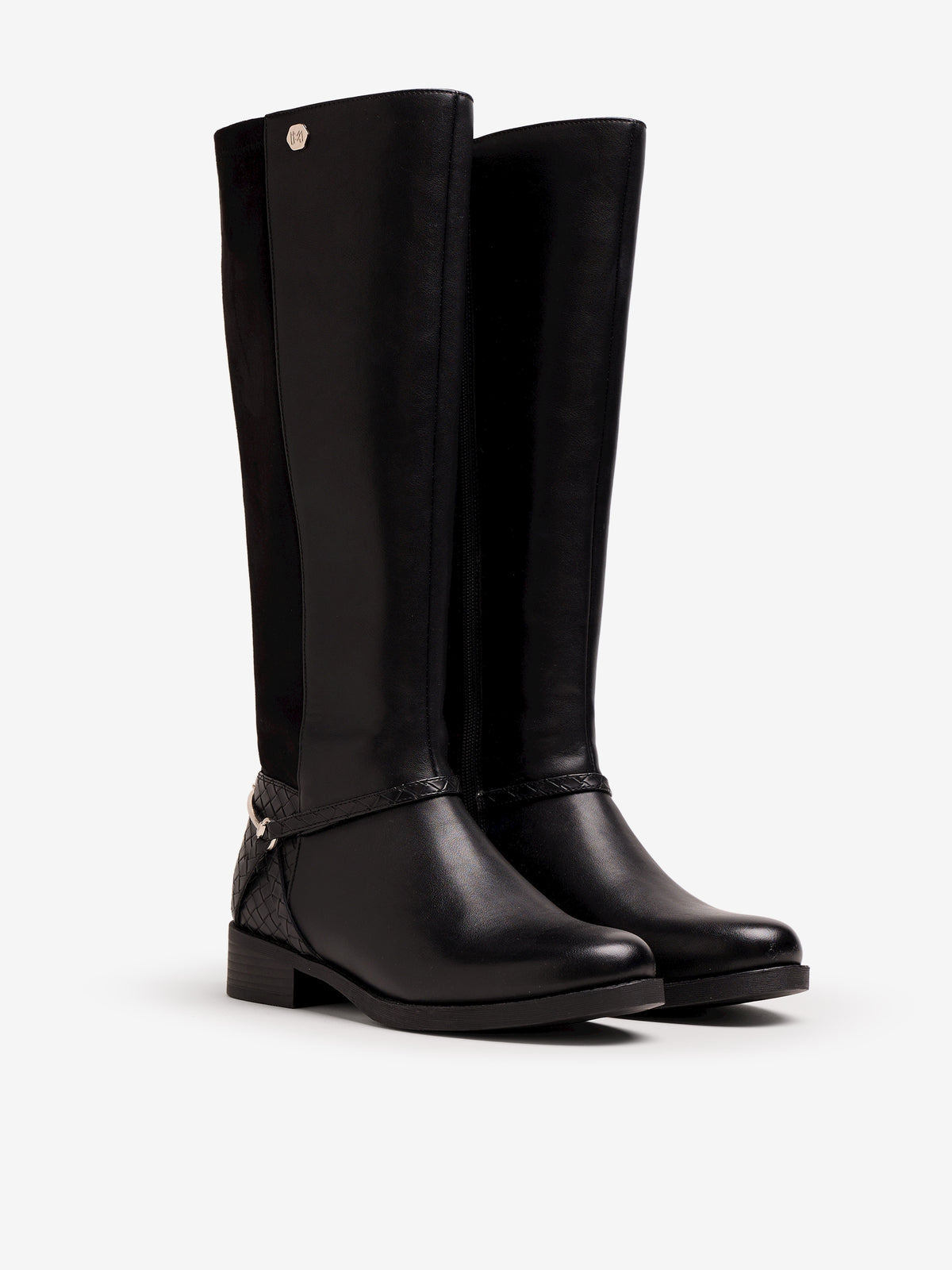 botas planas Mujer Botas negro 05