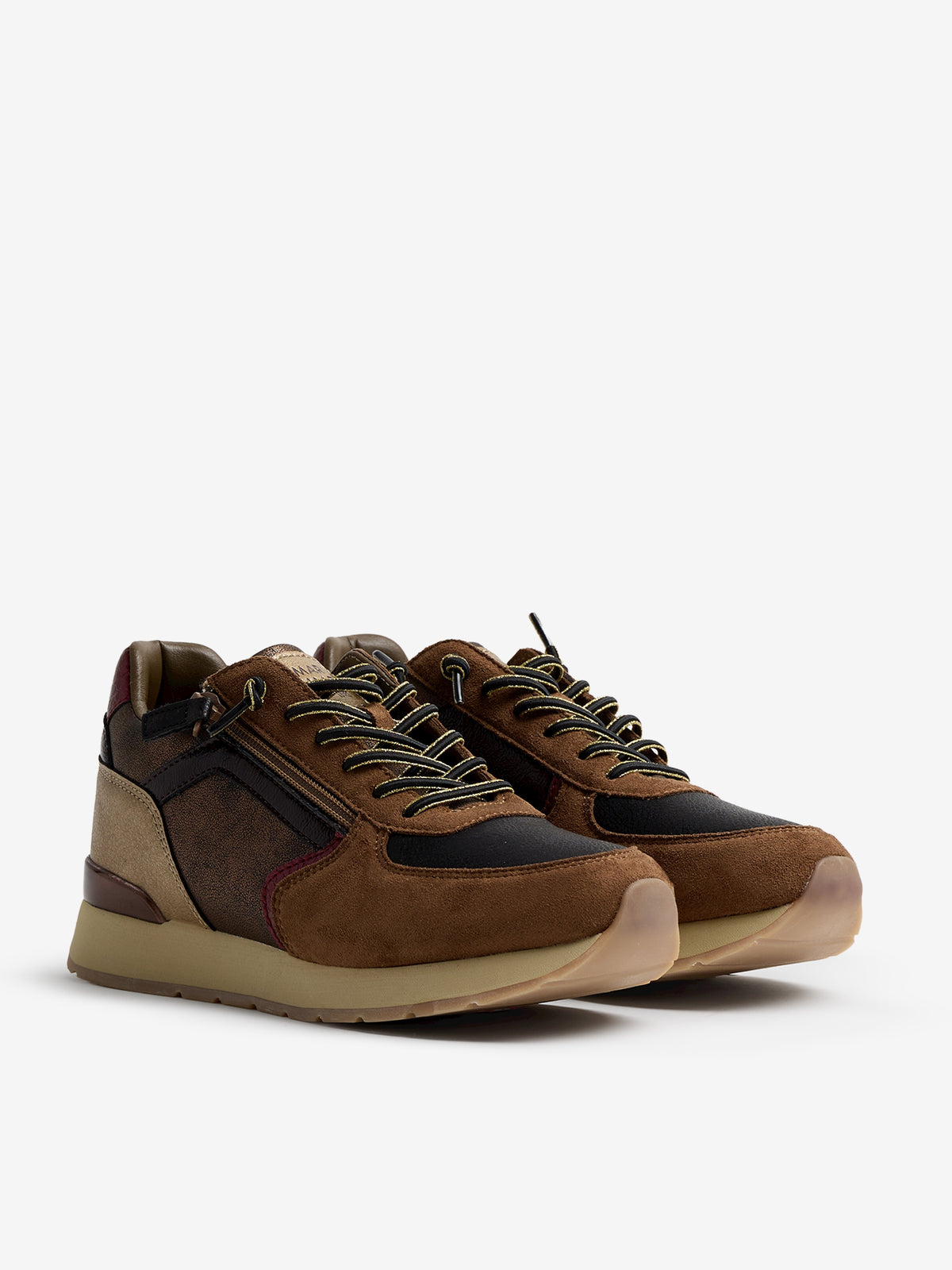 zapatillas Mujer Deportivas de mujer marron 05