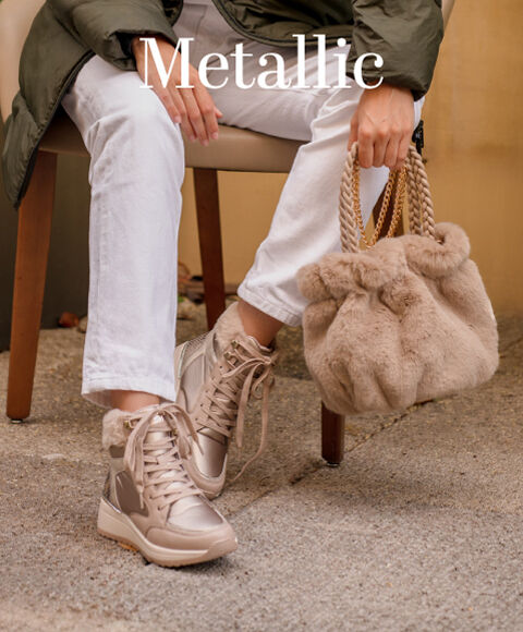 Metallic Shoes and Accessories Mariamare