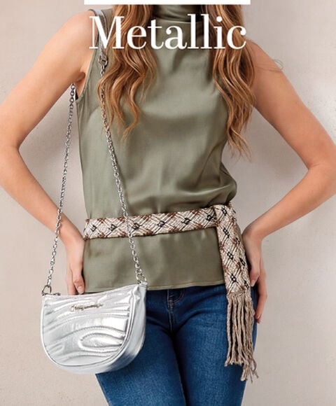 Metallic Shoes and Accessories Mariamare
