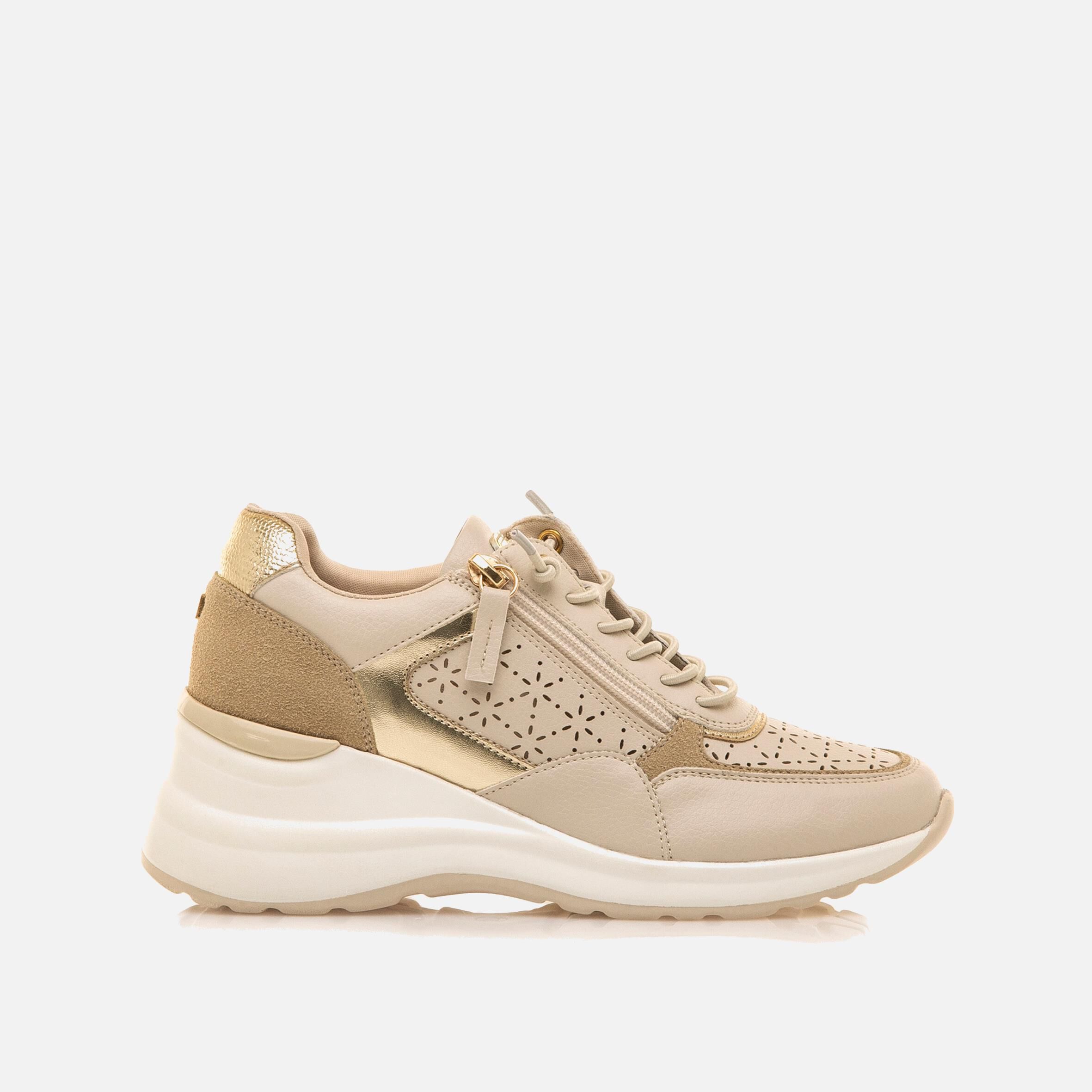 Sneakers mujer beige sale