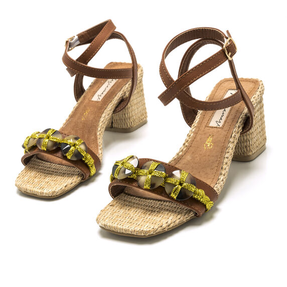 Sandalias de tacon de Mujer modelo WOODIT de MARIAMARE image number 2