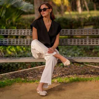 Chaussures plates pour Femme mod&egrave;le PUGLIA de MARIAMARE