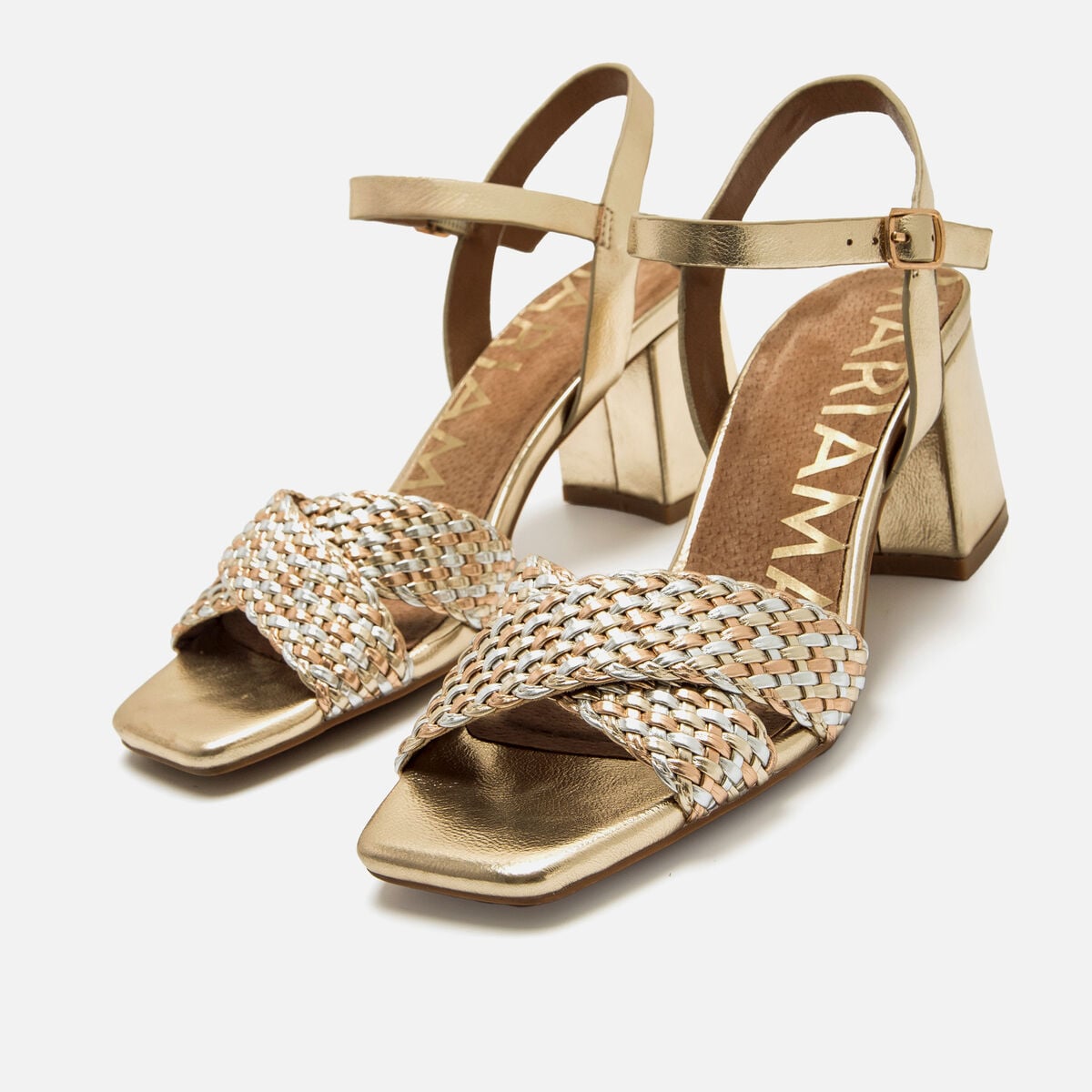 Sandales a talons pour Femme mod&egrave;le WOODIT de MARIAMARE image number 2