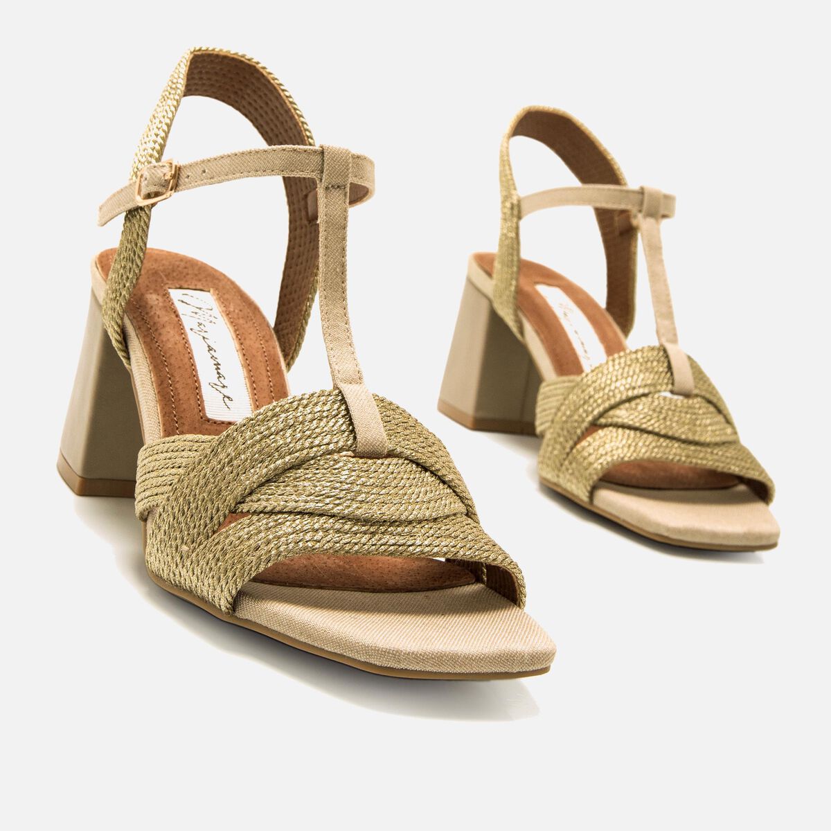 Sandalias de tacon de Mujer modelo WOODIT de MARIAMARE image number 4