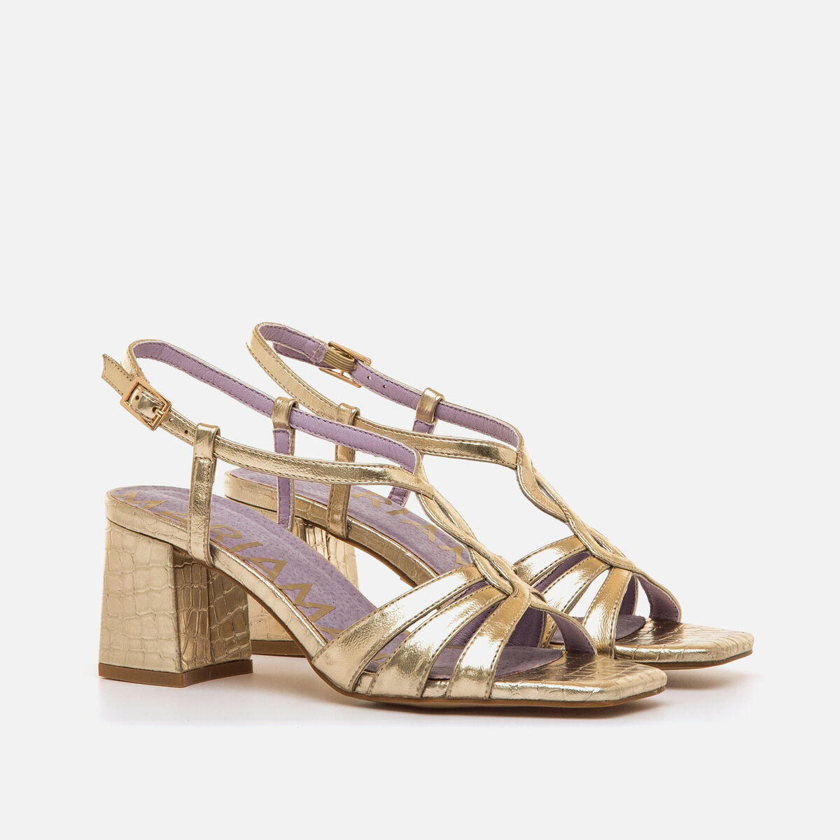 Sandalias de tacon de Mujer modelo WOODIT de MARIAMARE image number 4