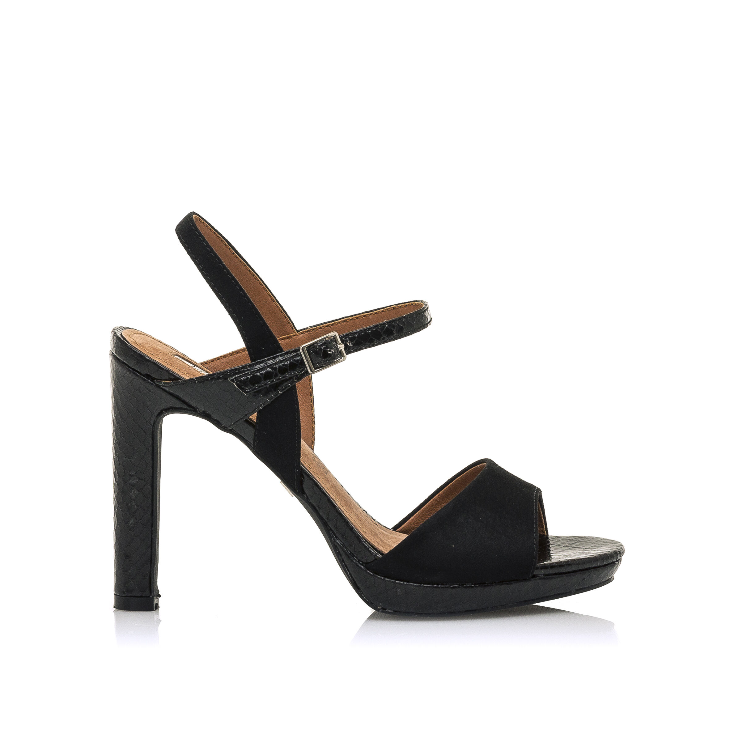 Sandalias de Tacón para Chica - Negras, Doradas | Mariamare