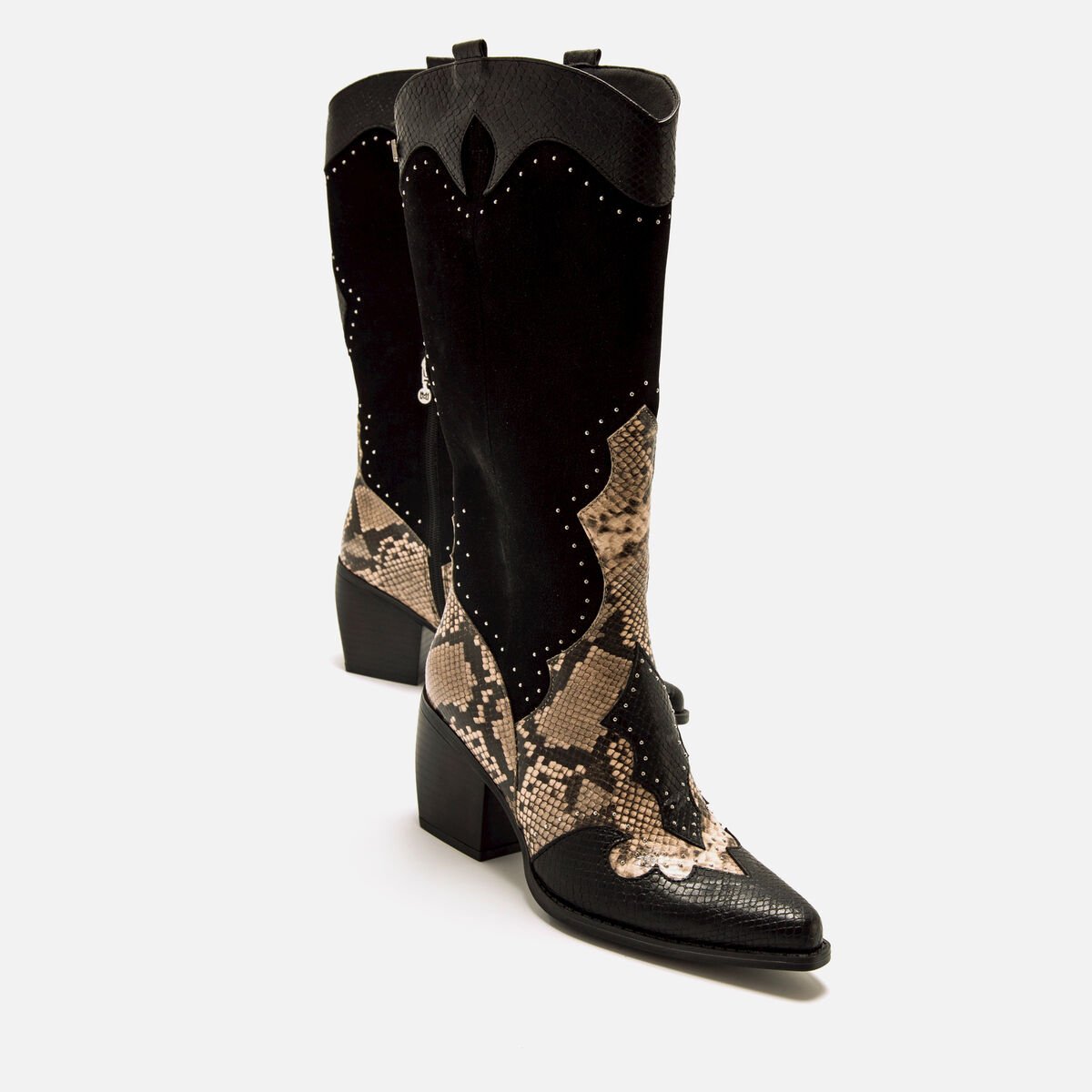 Bottesatalons-Femme-TEXANO-MARIAMARE image number 3 Bottes a talons pour Femme modèle TEXANO de MARIAMARE image number 3