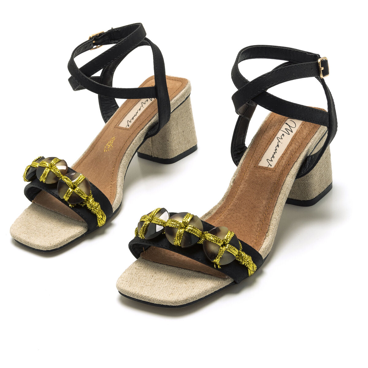 Sandalias de tacon de Mujer modelo WOODIT de MARIAMARE image number 2