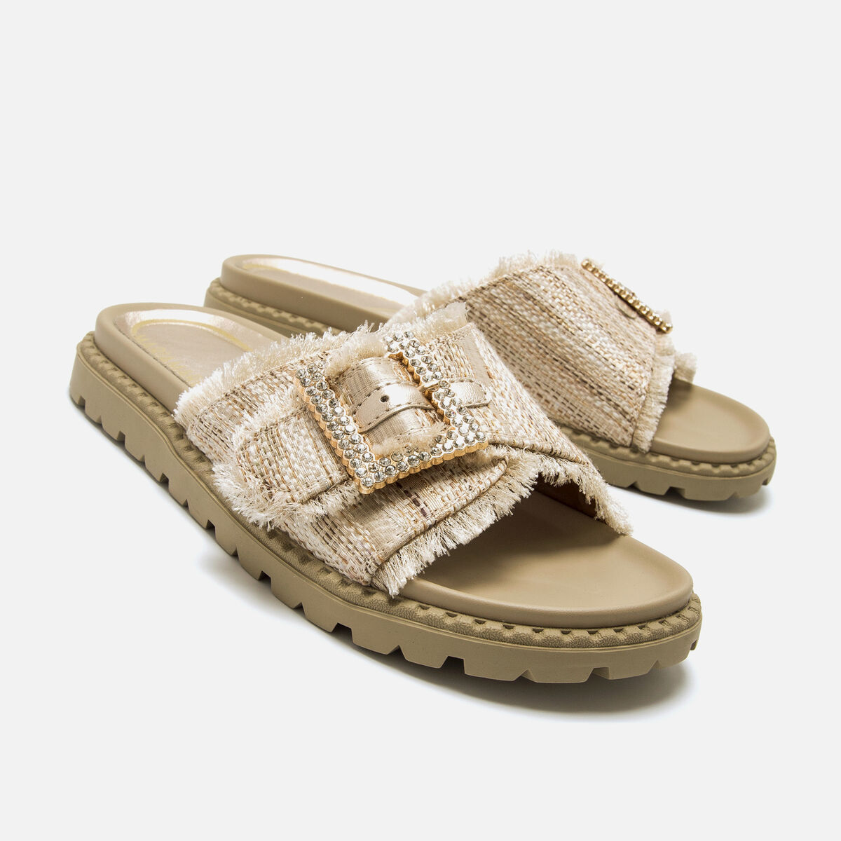 Sandales plates pour Femme mod&egrave;le FRAINE de MARIAMARE image number 3