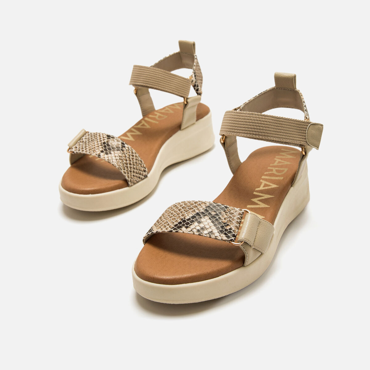 Sandales compensees pour Femme mod&egrave;le DELIA de MARIAMARE image number 3