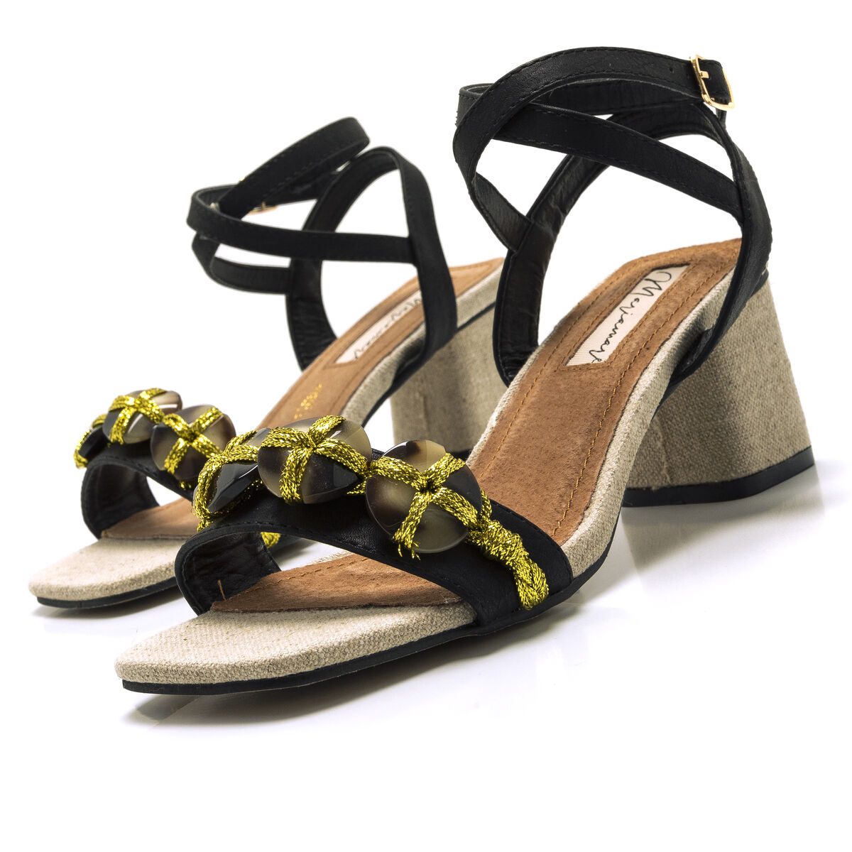 Sandalias de tacon de Mujer modelo WOODIT de MARIAMARE image number 4